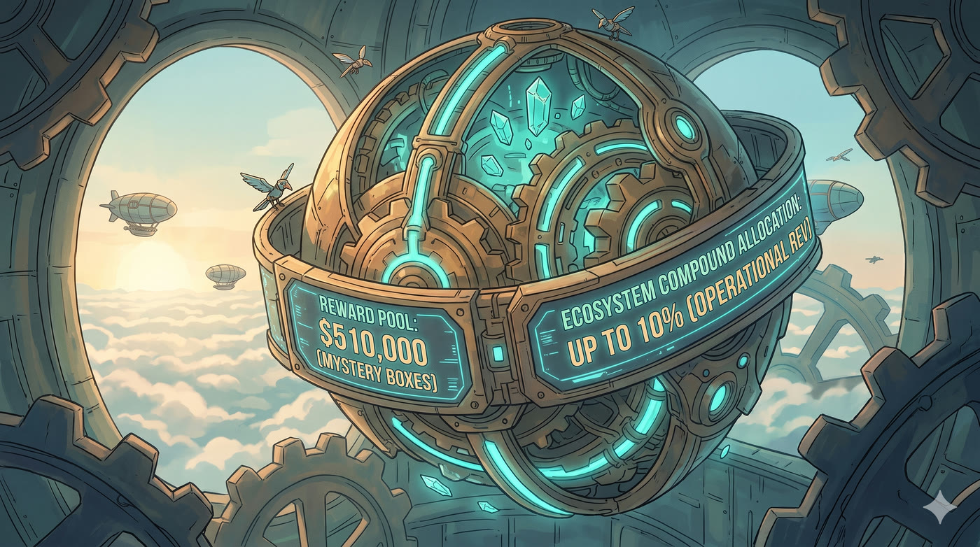 The XEO reward pool core